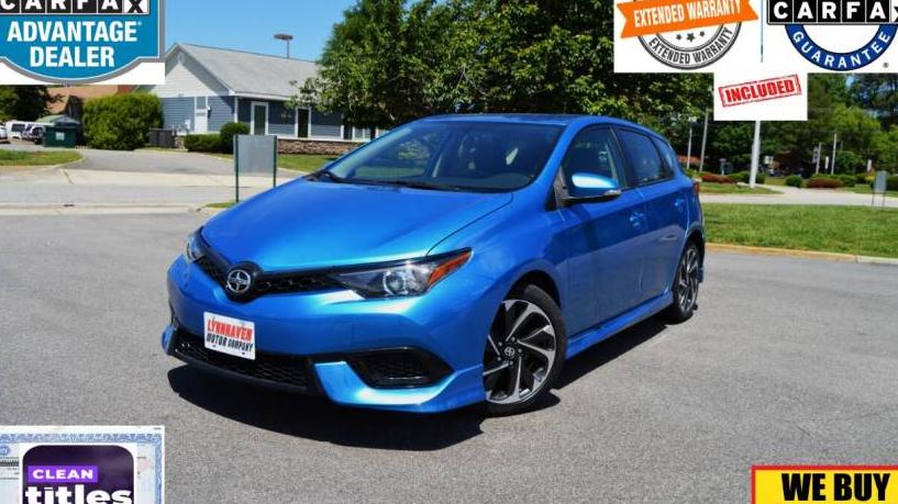 TOYOTA SCION IM 2016 JTNKARJE6GJ500104 image